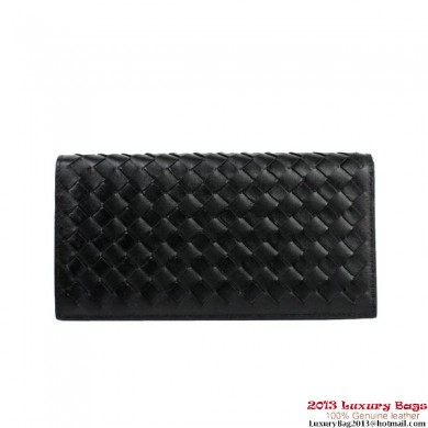 Bottega Veneta BV313 Intrecciato Nappa Wallet Black BV482tp20