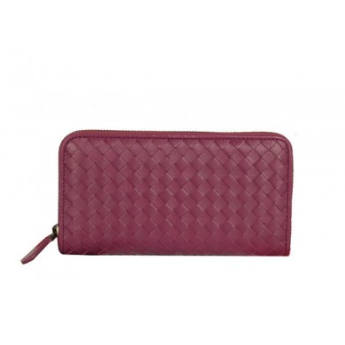 Bottega Veneta Intrecciato Nappa Continental Wallet 5809 Purple BV296ju23