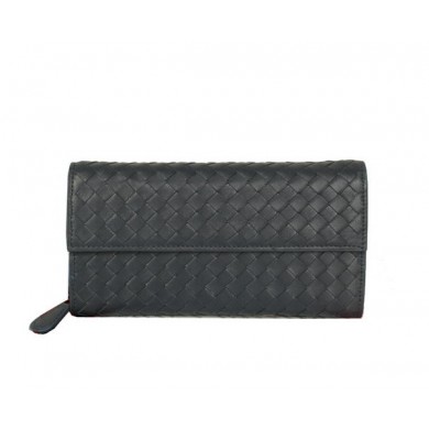 Bottega Veneta Intrecciato Nappa Continental Wallet 5809 RoyalBlue BV389lV14