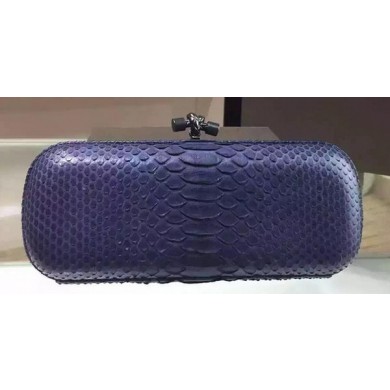 Bottega Veneta Snake Leather Knot Clutch 8651K BV04BR87