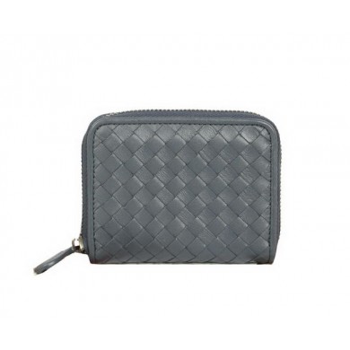 Fashion Bottega Veneta Intrecciato Nappa Mini Wallet 5818 RoyalBlue BV929Of26