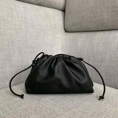 Hot Bottega Veneta Sheepskin Handble Bag Shoulder Bag 1189 black BV186IA66