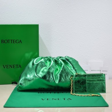 Knockoff Bottega Veneta Leather clutch 576227 Parakeet BV526no73