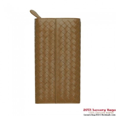 Replica Bottega Veneta 150509 V001N 2802 Intrecciato Nappa Continental Wallet Chene BV140HU34