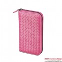 Bottega Veneta 114076 V001N 6202 Intrecciato Nappa Zip Around Wallet Ametista BV1096Jk12