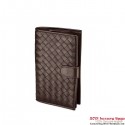 Bottega Veneta 121060 V001N 2040 Intrecciato Nappa Continental Wallet Ebano BV101vO68