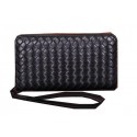 Bottega Veneta Intrecciato Calfskin Wallet BV6940 Black BV757ge92