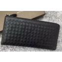 Bottega Veneta Intrecciato Leather Clutch BV144077 Black BV955bW68