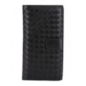 Bottega Veneta Intrecciato Nappa Continental Wallet BV182 Black BV05im52