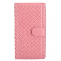 Bottega Veneta Intrecciato Nappa Continental Wallet BV182 Pink BV962vK93