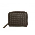 Bottega Veneta Intrecciato Nappa Mini Wallet 5818 Brown BV555Gv83