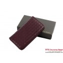 Bottega Veneta Intrecciato Nappa Zippy Wallet BV1571 Wine BV521bp40