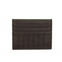 Bottega Veneta Intrecciato VN Card Case 5811 Brown BV781wv88