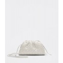 Bottega Veneta MINI POUCH 585852 Chalk BV869iM92