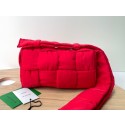 Bottega Veneta nylon shoulder bag 591977 red BV340PC54