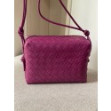 Bottega Veneta Small intrecciato leather cross-body bag 680255 CINNABAR BV1091Hk55