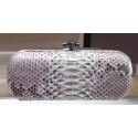 Bottega Veneta Snake Leather Knot Clutch 8651E BV1226tH43
