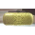 Bottega Veneta Snake Leather Knot Clutch 8651F BV621vK93