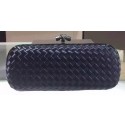 Bottega Veneta STRETCH Knot Sheepskin Leather Clutch BV8651 Black BV1097zS17