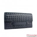 Copy Best Quality Bottega Veneta 275622 Appia Intrecciato Nappa Continental Wallet Royalblue BV432BR87
