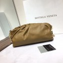 Copy Bottega Veneta Nappa lambskin soft Shoulder Bag 620230 Khaki BV485Kn92