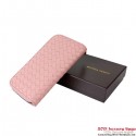 Replica AAA Bottega Veneta Intrecciato Nappa Continental Wallet BV1008 Light Pink BV573GF79