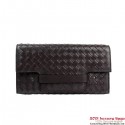 Replica Bottega Veneta 275622 Appia Intrecciato Nappa Continental Wallet Brown BV61DW49