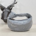 Replica Bottega Veneta Mini with artificial crystals JODIE 651876V silver BV264ui32