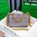 Replica Bottega Veneta PADDED CASSETTE Velvet BAG 591971 Gray BV28ls37