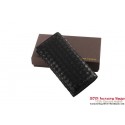 Replica Top Bottega Veneta Intrecciato Nappa Wallet BV1589 Black BV604Cq58
