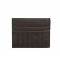 Bottega Veneta Intrecciato VN Card Case 5811 Brown BV781wv88