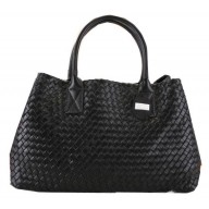 Copy 1:1 Bottega Veneta Cabat Medium Tote Bags BV5211 Black BV741xD64