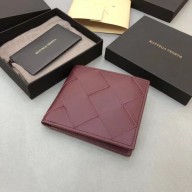 Designer Replica Bottega Veneta BI-FOLD WALLET 649603 Burgundy BV786CF36