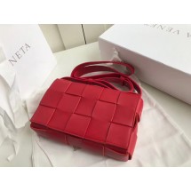 AAA Bottega Veneta Sheepskin Weaving Original Leather 578004 red BV998JH19