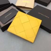 AAAAA Bottega Veneta BI-FOLD WALLET 649603 yellow BV130aM93
