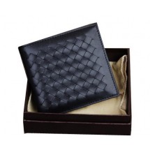 Best Replica Bottega Veneta Intrecciato Nappa Wallet BV6815 Black BV135zU69
