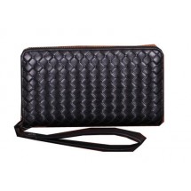 Bottega Veneta Intrecciato Calfskin Wallet BV6940 Black BV757ge92