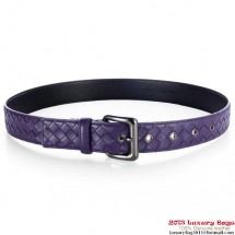 Bottega Veneta Intrecciato Nappa Belt Purple BV1175AZ57