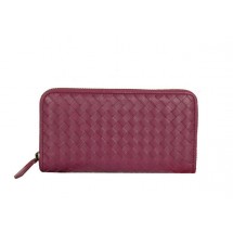 Bottega Veneta Intrecciato Nappa Continental Wallet 5809 Purple BV296ju23
