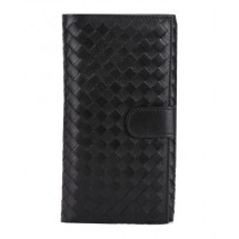 Bottega Veneta Intrecciato Nappa Continental Wallet BV182 Black BV05im52
