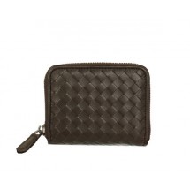 Bottega Veneta Intrecciato Nappa Mini Wallet 5818 Brown BV555Gv83