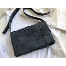 Bottega Veneta Sheepskin Weaving Original Leather 578004 Navy Blue BV24JQ80