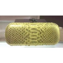 Bottega Veneta Snake Leather Knot Clutch 8651F BV621vK93