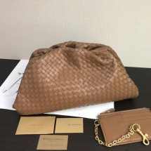 Bottega Veneta Weave Clutch bag 585853 brown BV423Uf65