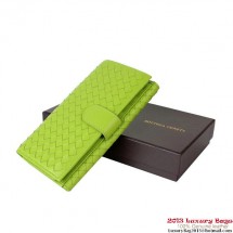 Fake Luxury Bottega Veneta Intrecciato Nappa Continental Wallet BV178 Green BV190uE99