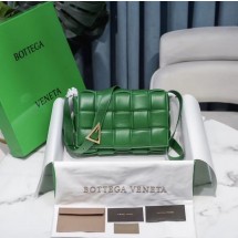 Imitation AAA Bottega Veneta PADDED CASSETTE BAG 591970 green BV495Xy49