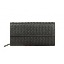Imitation Best Bottega Veneta Intrecciato Nappa Continental Wallet 5809 Black BV865NP24