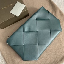 Imitation Bottega Veneta Original Weave Leather Bag BV4599 green BV437Fo38