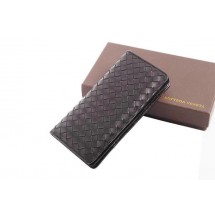Knockoff Bottega Veneta Intrecciato Nappa Wallet BV99391 Black BV606va68