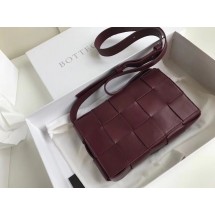 Replica Bottega Veneta Sheepskin Weaving Original Leather 578004 Wine BV585it96